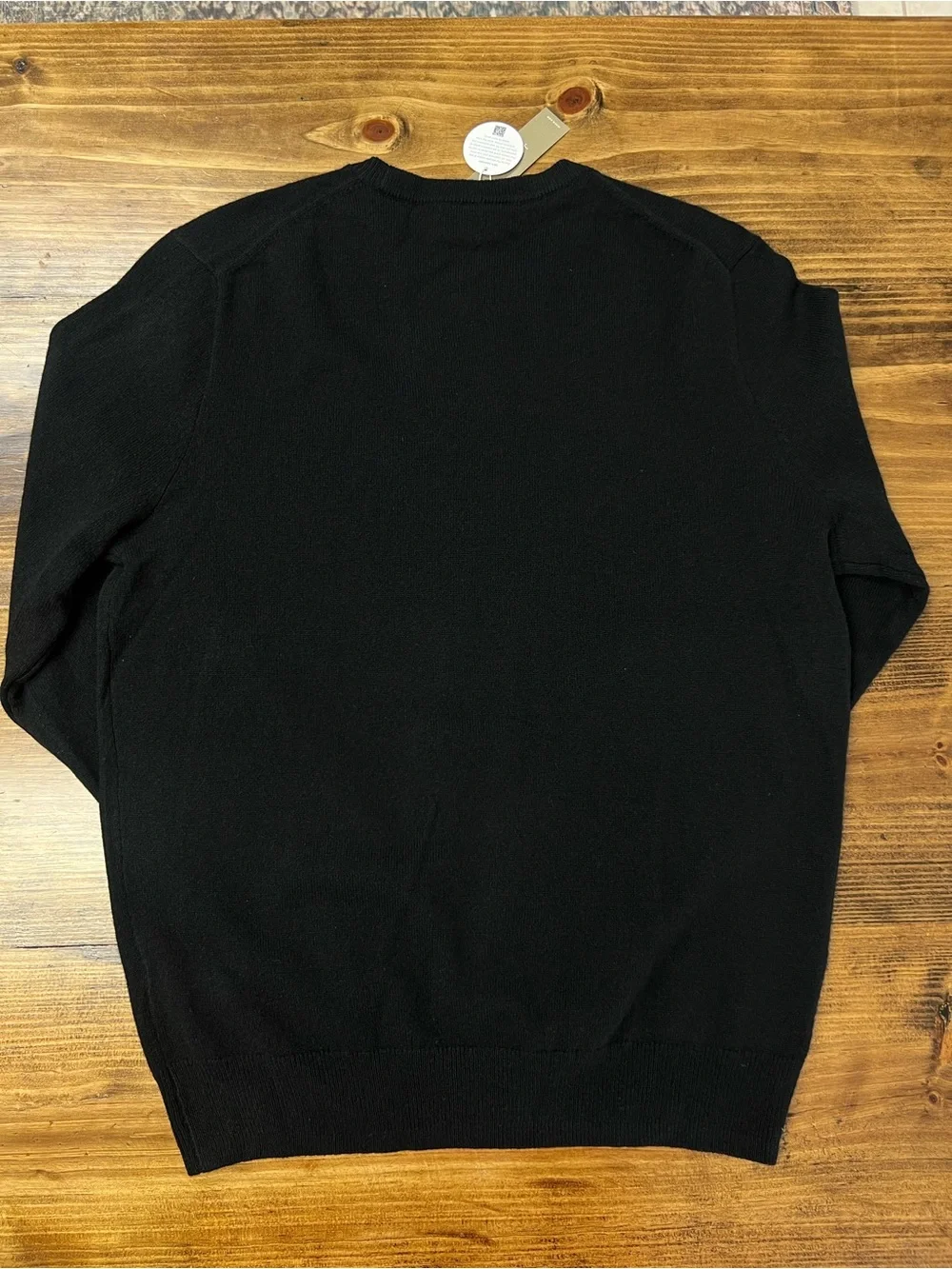 J. Crew Men’s Cashmere crewneck sweater in Black Size Medium NWT